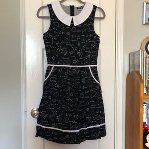 Chemistry patterned dress